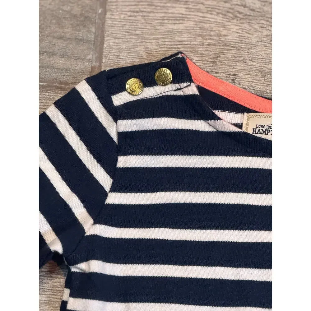Hampton Republic Navy and White Striped Tunic Dress size GIrls 3
